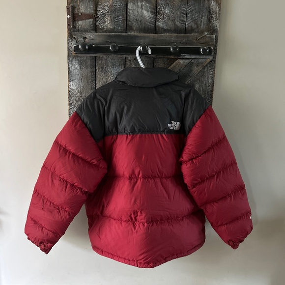 Men's Puffer North Face Full Zipper Jacket w/Hideaway Hood - Picture 2 of 6